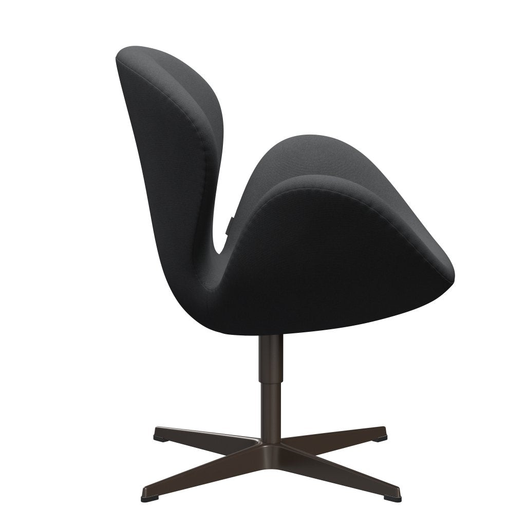 [product_category]-Fritz Hansen Swan Lounge Chair, Brown Bronze/Christianshavn Grey Uni-Fritz Hansen-3320-CH1172-BBBASE-FRI-3