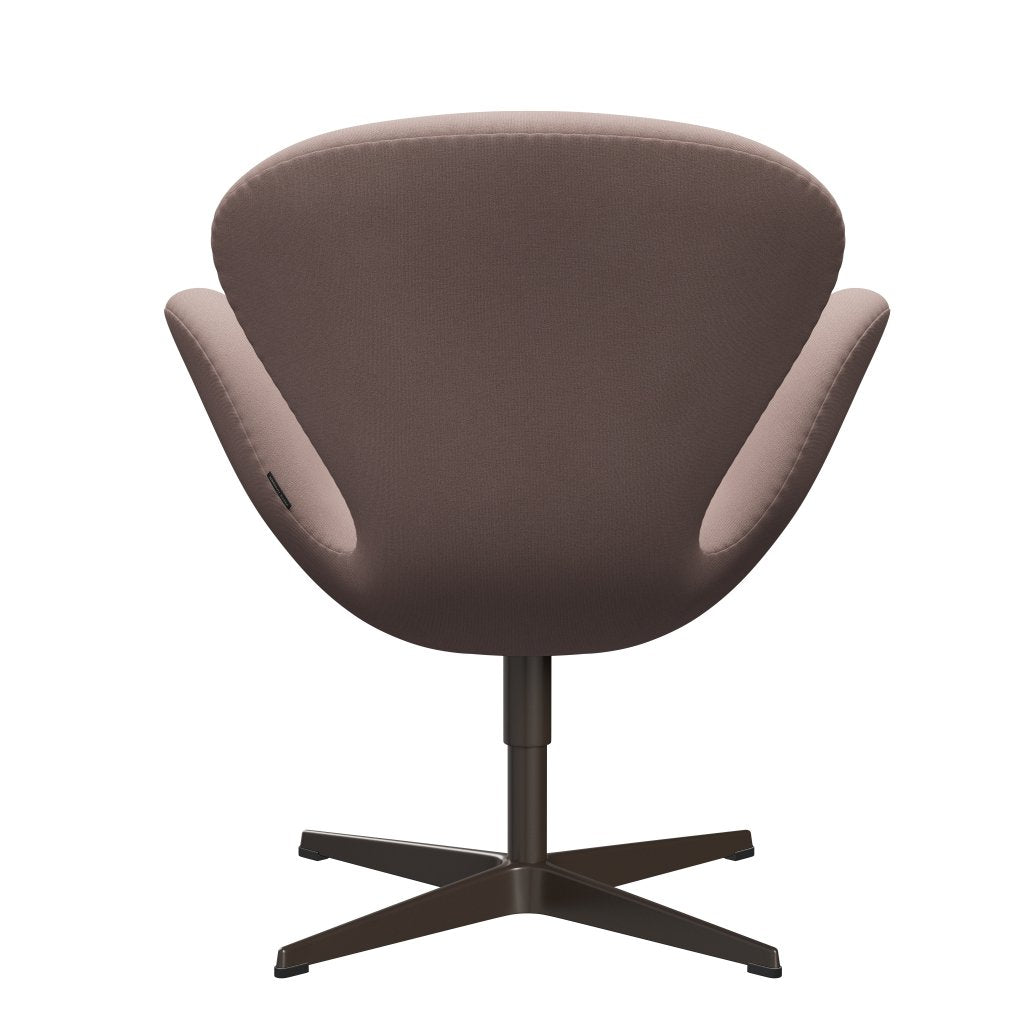 [product_category]-Fritz Hansen Swan Lounge Chair, Brown Bronze/Christianshavn Hellrot Uni-Fritz Hansen-3320-CH1130-BBBASE-FRI-4
