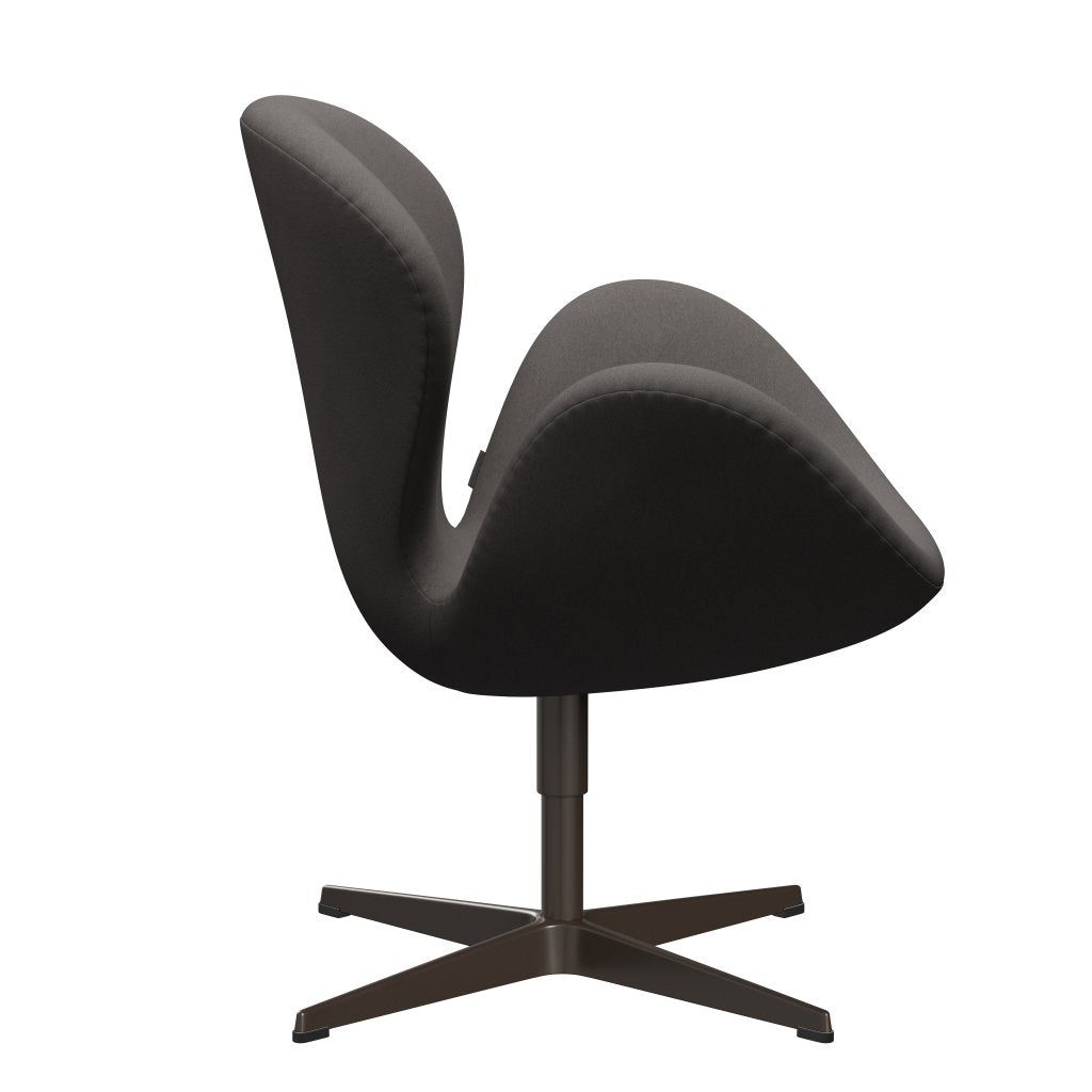 [product_category]-Fritz Hansen Swan Lounge Chair, Brown Bronze/Comfort Dark Grey (60008)-Fritz Hansen-3320-C60008-BBBASE-FRI-3