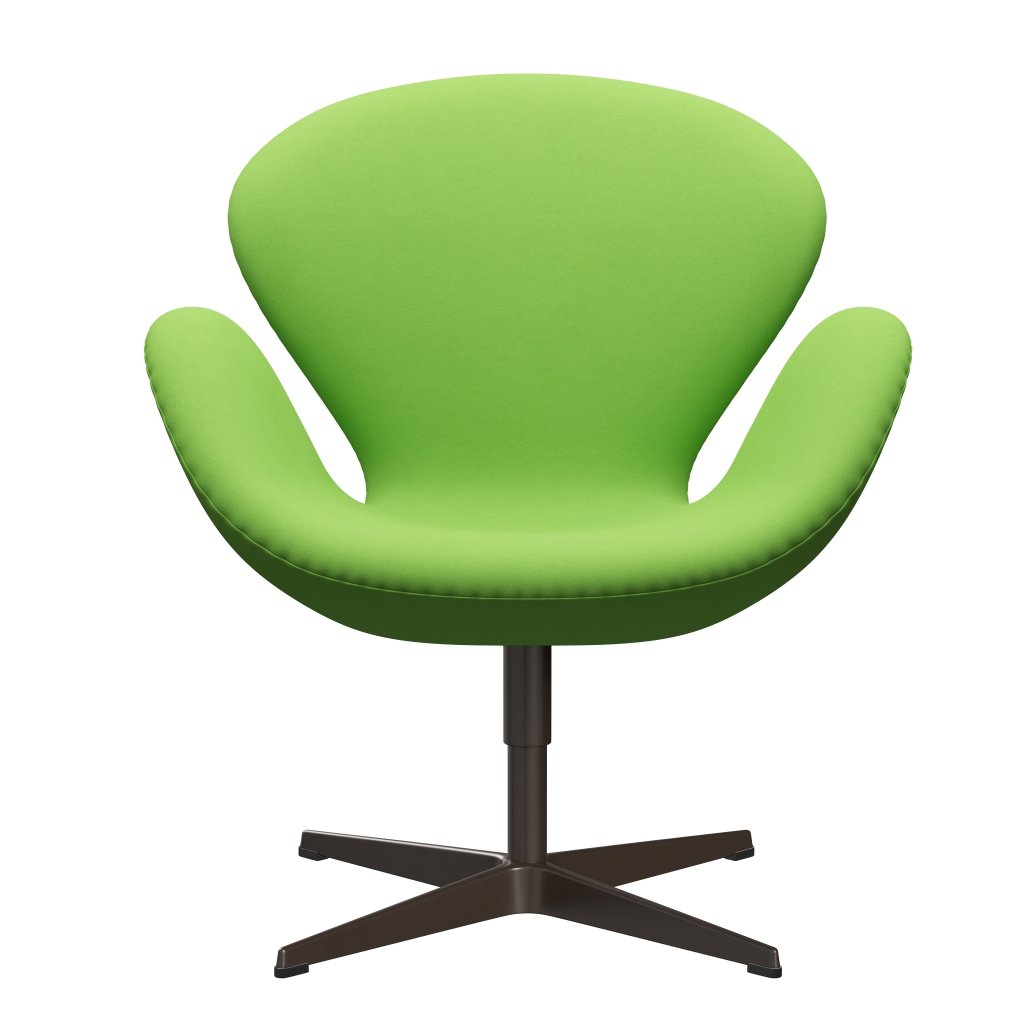 [product_category]-Fritz Hansen Swan Lounge Chair, Brown Bronze/Comfort Light Green (68010)-Fritz Hansen-3320-C68010-BBBASE-FRI-1