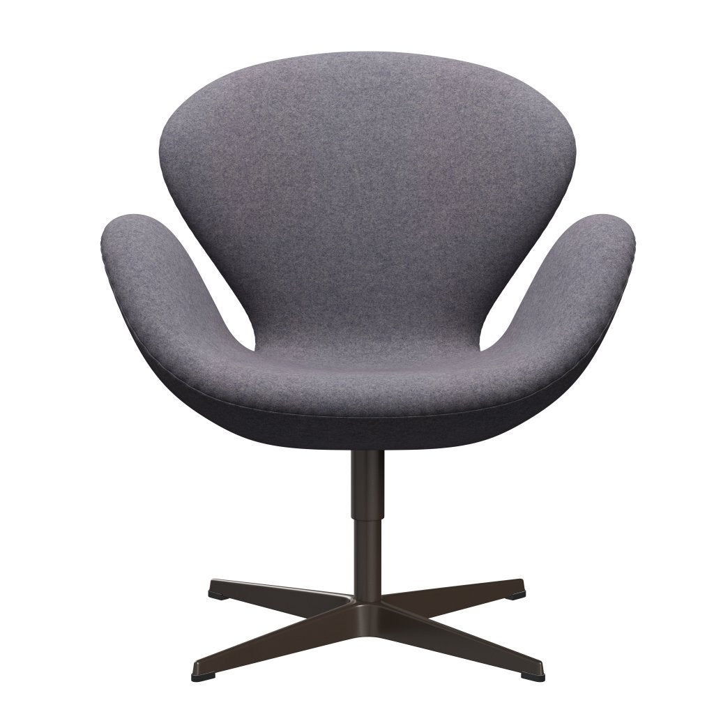[product_category]-Fritz Hansen Swan Lounge Chair, Brown Bronze/Divina Md Soft Blue Grey-Fritz Hansen-3320-DMD733-BBBASE-FRI-1
