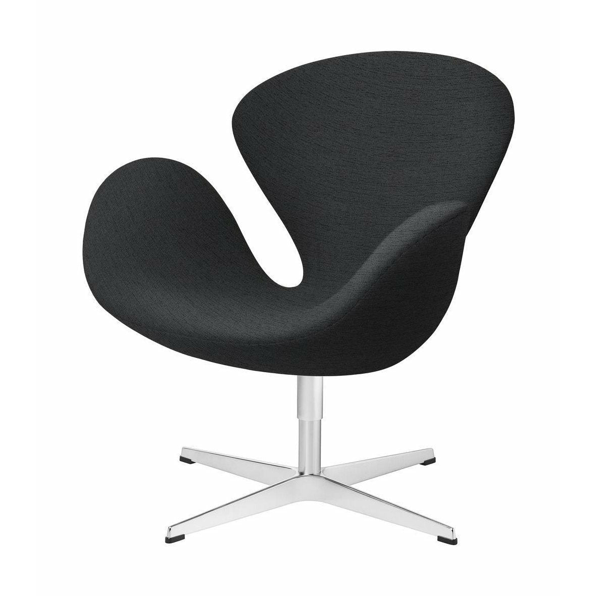 [product_category]-Fritz Hansen Swan Lounge Chair Fabric, Christianshavn Grey-Fritz Hansen-3320-Alu-Christianshavn-1173-FRI-1