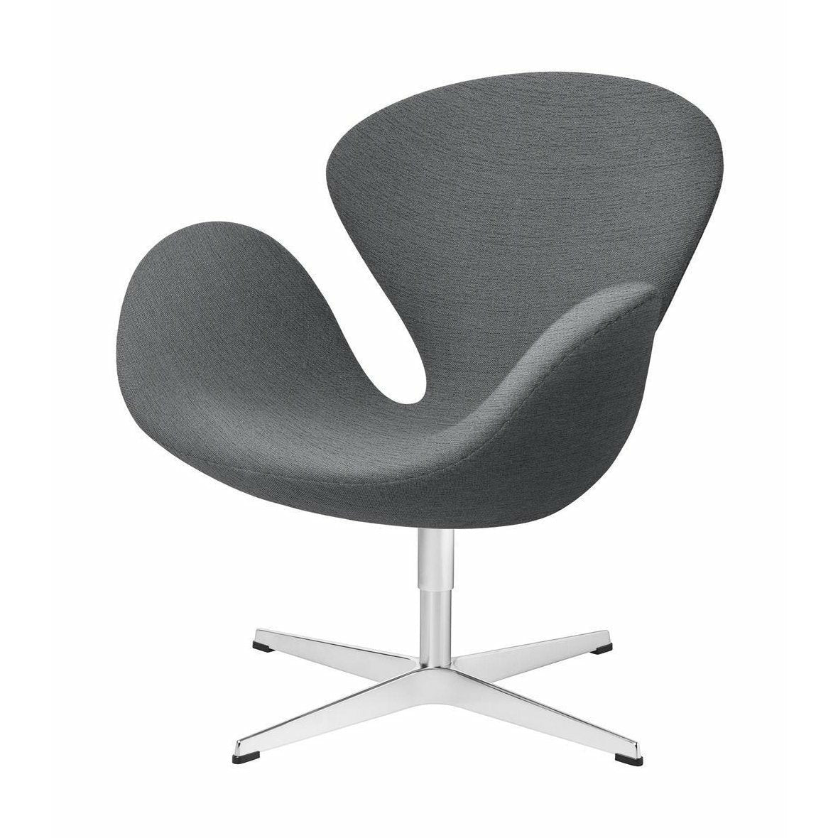 [product_category]-Fritz Hansen Swan Lounge Chair Fabric, Christianshavn Light Grey-Fritz Hansen-3320-Alu-Christianshavn-1171-FRI-1