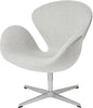  Swan™ Lounge Chair Fabric Divina Melange Light Grey