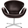Fritz Hansen Swan™ Lounge Chair Leather, Basic Black