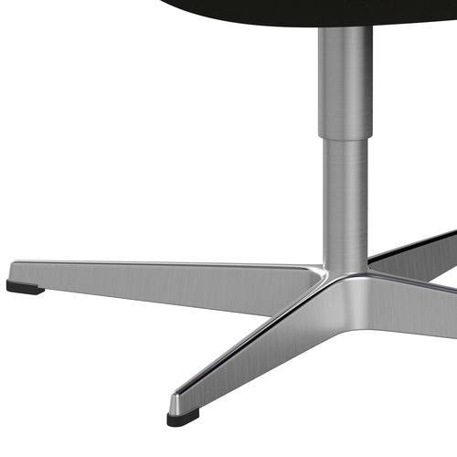 [product_category]-Fritz Hansen Swan Lounge Chair, Satin Brushed Aluminium/Divina Military Green-Fritz Hansen-3320-DIV944-SPAL-FRI-7