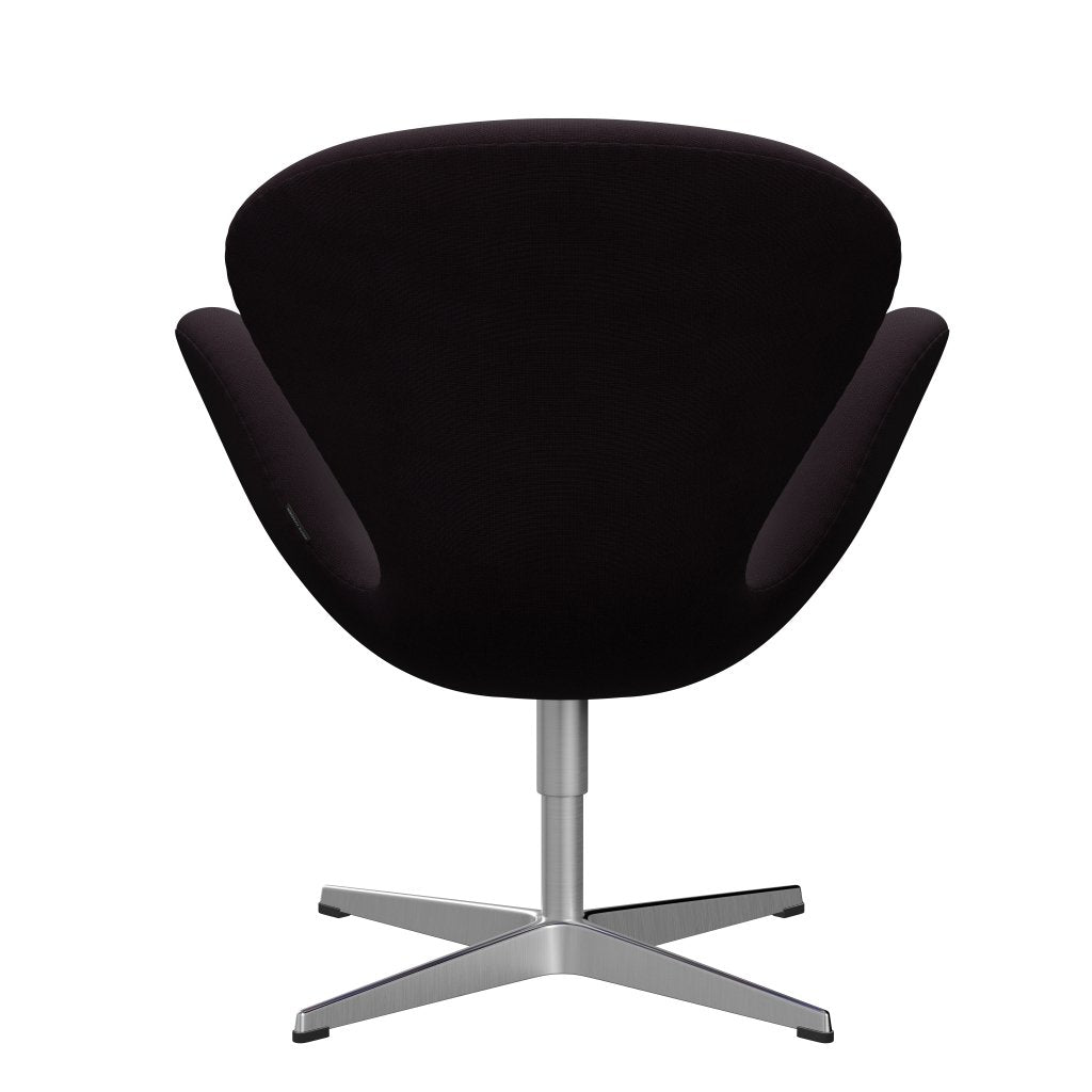 [product_category]-Fritz Hansen Swan Lounge Chair, Satin Brushed Aluminium/Fame Brown (61108)-Fritz Hansen-3320-F61108-SPAL-FRI-4