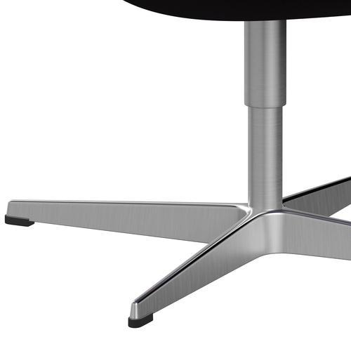 [product_category]-Fritz Hansen Swan Lounge Chair, Satin Brushed Aluminium/Fame Brown (61108)-Fritz Hansen-3320-F61108-SPAL-FRI-7