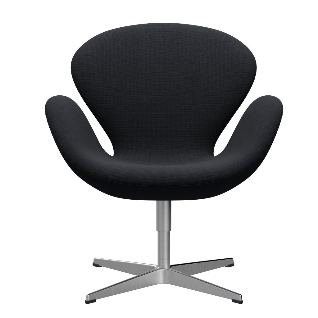 [product_category]-Fritz Hansen Swan Lounge Chair, Satin Brushed Aluminium/Fame Grey (60019)-Fritz Hansen-3320-F60019-SPAL-FRI-1