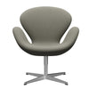  Swan™ Lounge Chair Satin Brushed Aluminium/Fame Grey (61136)