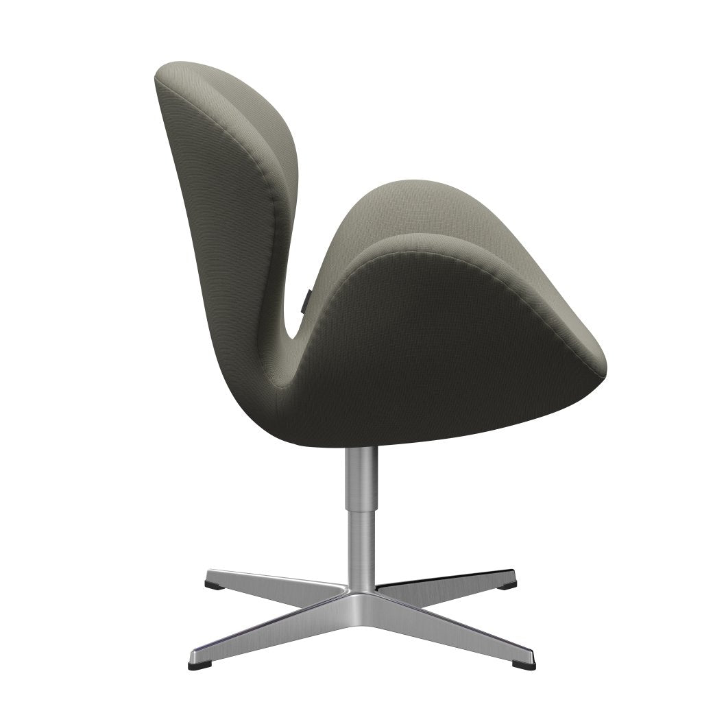 [product_category]-Fritz Hansen Swan Lounge Chair, Satin Brushed Aluminium/Fame Grey (61136)-Fritz Hansen-3320-F61136-SPAL-FRI-3