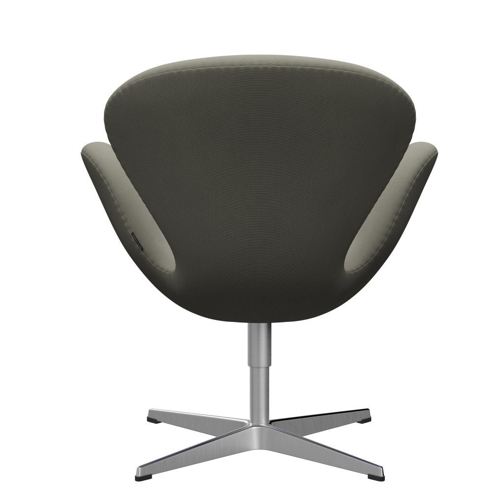 [product_category]-Fritz Hansen Swan Lounge Chair, Satin Brushed Aluminium/Fame Grey (61136)-Fritz Hansen-3320-F61136-SPAL-FRI-4