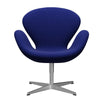  Swan™ Lounge Chair Satin Brushed Aluminium/Fame Navy (66032)