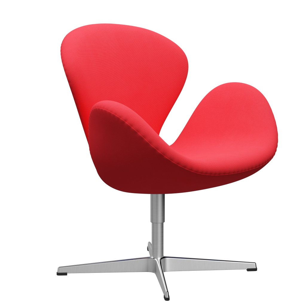 [product_category]-Fritz Hansen Swan Lounge Chair, Satin Brushed Aluminium/Fame Pink-Fritz Hansen-3320-F64166-SPAL-FRI-2