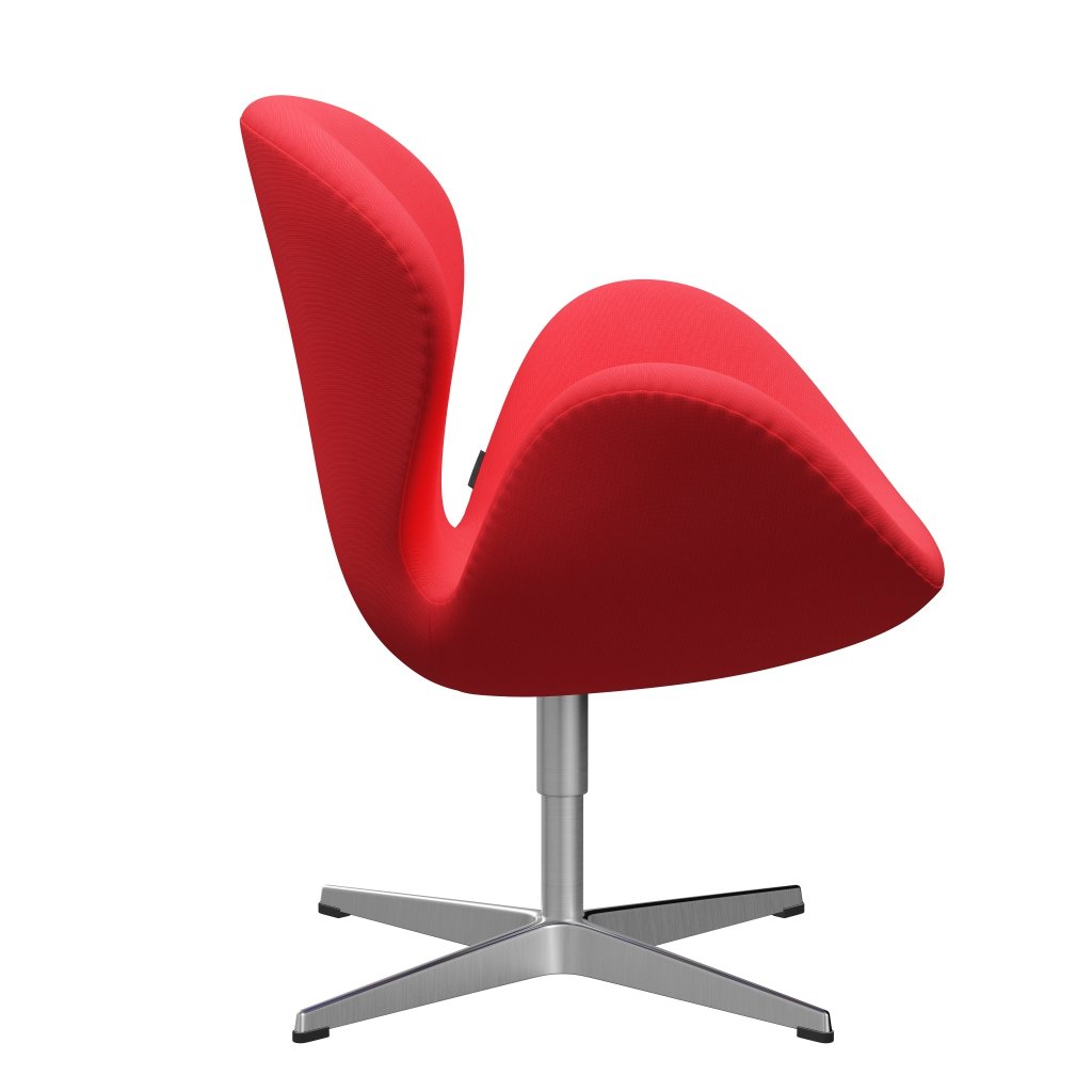 [product_category]-Fritz Hansen Swan Lounge Chair, Satin Brushed Aluminium/Fame Pink-Fritz Hansen-3320-F64166-SPAL-FRI-3