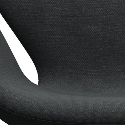 [product_category]-Fritz Hansen Swan Lounge Chair, Satin Brushed Aluminium/Fiord Dark Grey Multicoloured-Fritz Hansen-3320-FIO191-SPAL-FRI-6