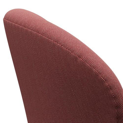 [product_category]-Fritz Hansen Swan Lounge Chair, Satin Brushed Aluminium/Steelcut Trio Pink/Red/Black-Fritz Hansen-3320-STR636-SPAL-FRI-5