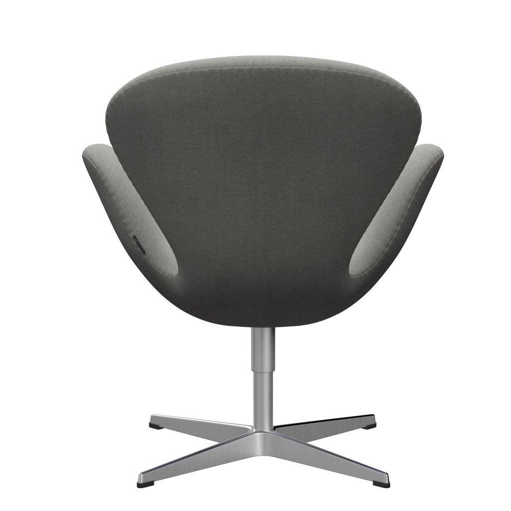 [product_category]-Fritz Hansen Swan Lounge Chair, Satin Brushed Aluminium/Sunniva Sand/Light Grey-Fritz Hansen-3320-SV153-SPAL-FRI-4