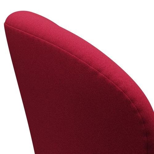 [product_category]-Fritz Hansen Swan Lounge Chair, Satin Brushed Aluminium/Tonus Cherry-Fritz Hansen-3320-TON654-SPAL-FRI-5