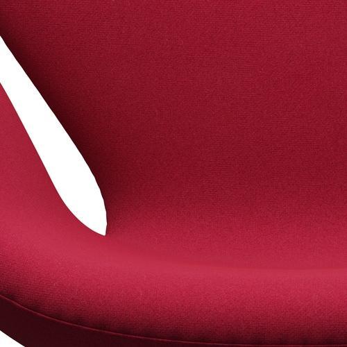 [product_category]-Fritz Hansen Swan Lounge Chair, Satin Brushed Aluminium/Tonus Cherry-Fritz Hansen-3320-TON654-SPAL-FRI-6