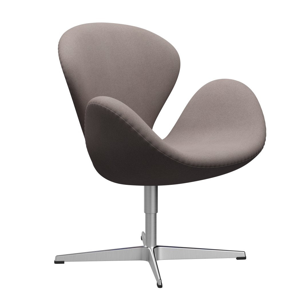 [product_category]-Fritz Hansen Swan Lounge Chair, Satin Brushed Aluminium/Tonus Dusty Sand-Fritz Hansen-3320-TON240-SPAL-FRI-2