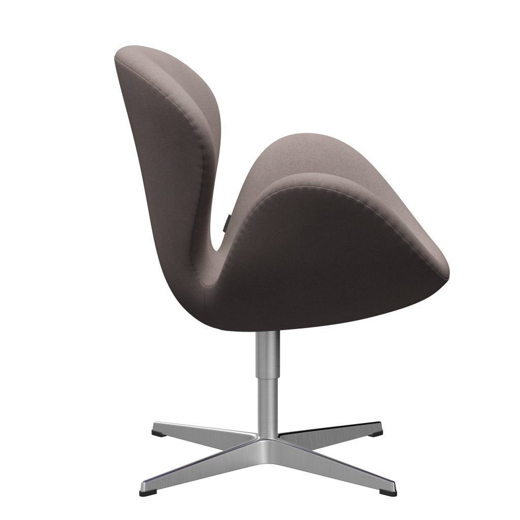 [product_category]-Fritz Hansen Swan Lounge Chair, Satin Brushed Aluminium/Tonus Dusty Sand-Fritz Hansen-3320-TON240-SPAL-FRI-3