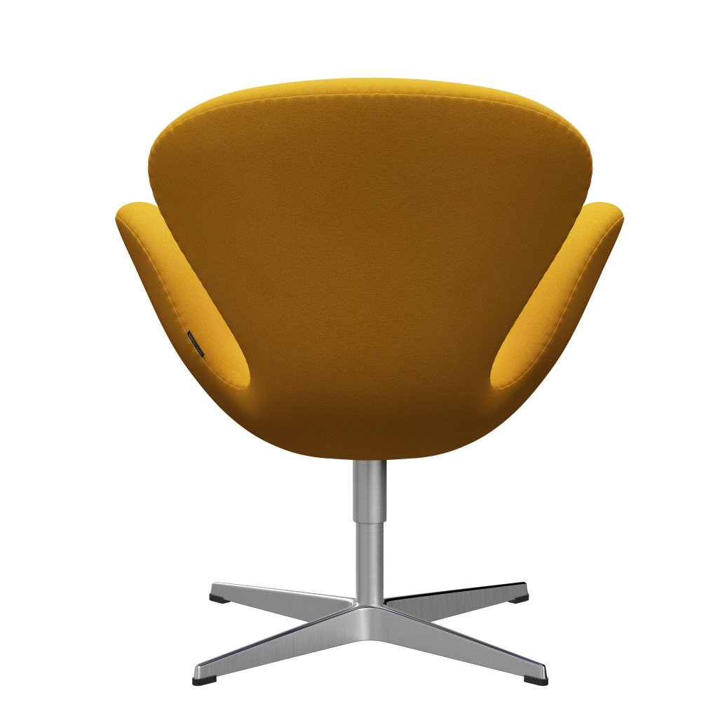 [product_category]-Fritz Hansen Swan Lounge Chair, Satin Brushed Aluminium/Tonus Mustard-Fritz Hansen-3320-TON440-SPAL-FRI-4