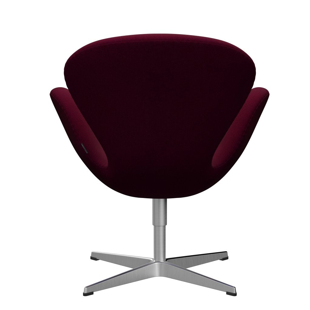 [product_category]-Fritz Hansen Swan Lounge Chair, Sating Brushed Aluminium/Hallingdal Pink Dark-Fritz Hansen-3320-HAL563-SPAL-FRI-4