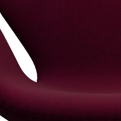[product_category]-Fritz Hansen Swan Lounge Chair, Sating Brushed Aluminium/Hallingdal Pink Dark-Fritz Hansen-3320-HAL563-SPAL-FRI-6