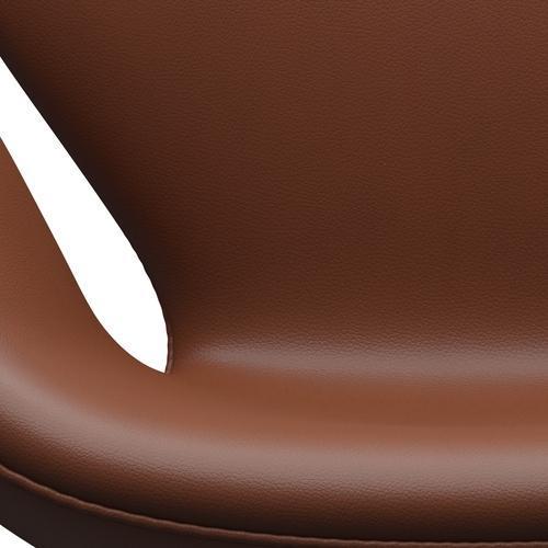 [product_category]-Fritz Hansen Swan Lounge Chair, Silver Grey/Aura Cognac-Fritz Hansen-3320-CLTAN-SGBASE-FRI-6