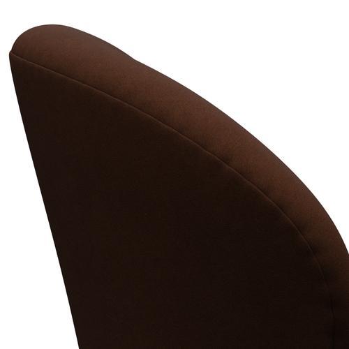 [product_category]-Fritz Hansen Swan Lounge Chair, Silver Grey/Comfort Dark Brown-Fritz Hansen-3320-C61015-SGBASE-FRI-5