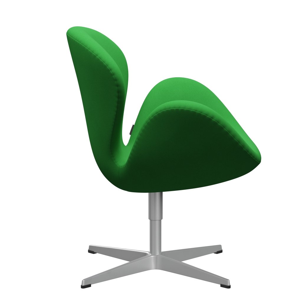 [product_category]-Fritz Hansen Swan Lounge Chair, Silver Grey/Comfort Green (68003)-Fritz Hansen-3320-C68003-SGBASE-FRI-3