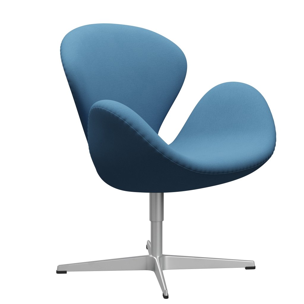 [product_category]-Fritz Hansen Swan Lounge Chair, Silver Grey/Comfort Light Blue (01124)-Fritz Hansen-3320-C01124-SGBASE-FRI-2