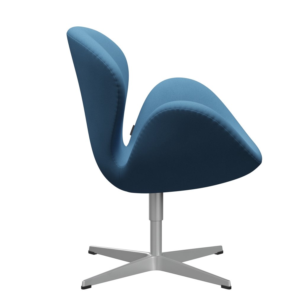 [product_category]-Fritz Hansen Swan Lounge Chair, Silver Grey/Comfort Light Blue (01124)-Fritz Hansen-3320-C01124-SGBASE-FRI-3