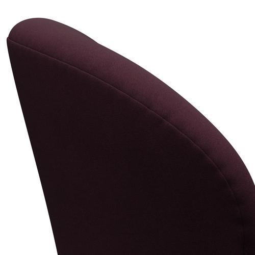 [product_category]-Fritz Hansen Swan Lounge Chair, Silver Grey/Comfort Light Bordeaux-Fritz Hansen-3320-C01163-SGBASE-FRI-5