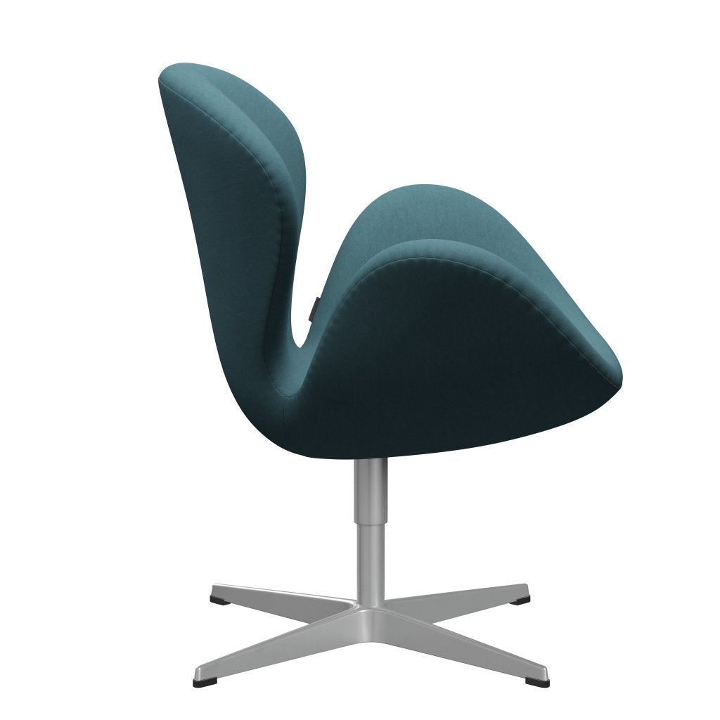 [product_category]-Fritz Hansen Swan Lounge Chair, Silver Grey/Comfort Light Grey/Blue-Fritz Hansen-3320-C00034-SGBASE-FRI-3