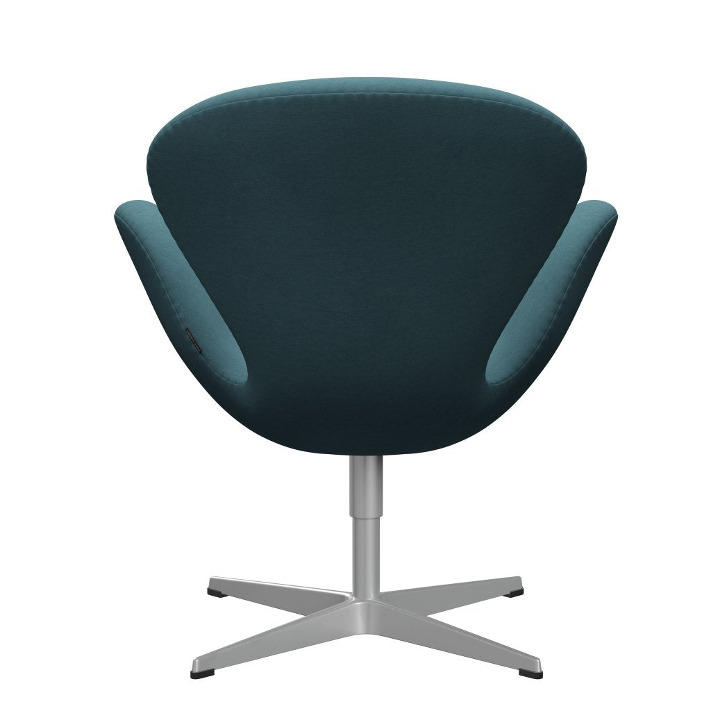 [product_category]-Fritz Hansen Swan Lounge Chair, Silver Grey/Comfort Light Grey/Blue-Fritz Hansen-3320-C00034-SGBASE-FRI-4
