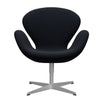  Swan™ Lounge Chair Silver Grey/Diablo Dark Blue