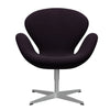  Swan™ Lounge Chair Silver Grey/Divina Aubergine (376)