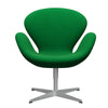  Swan™ Lounge Chair Silver Grey/Divina Grass Green
