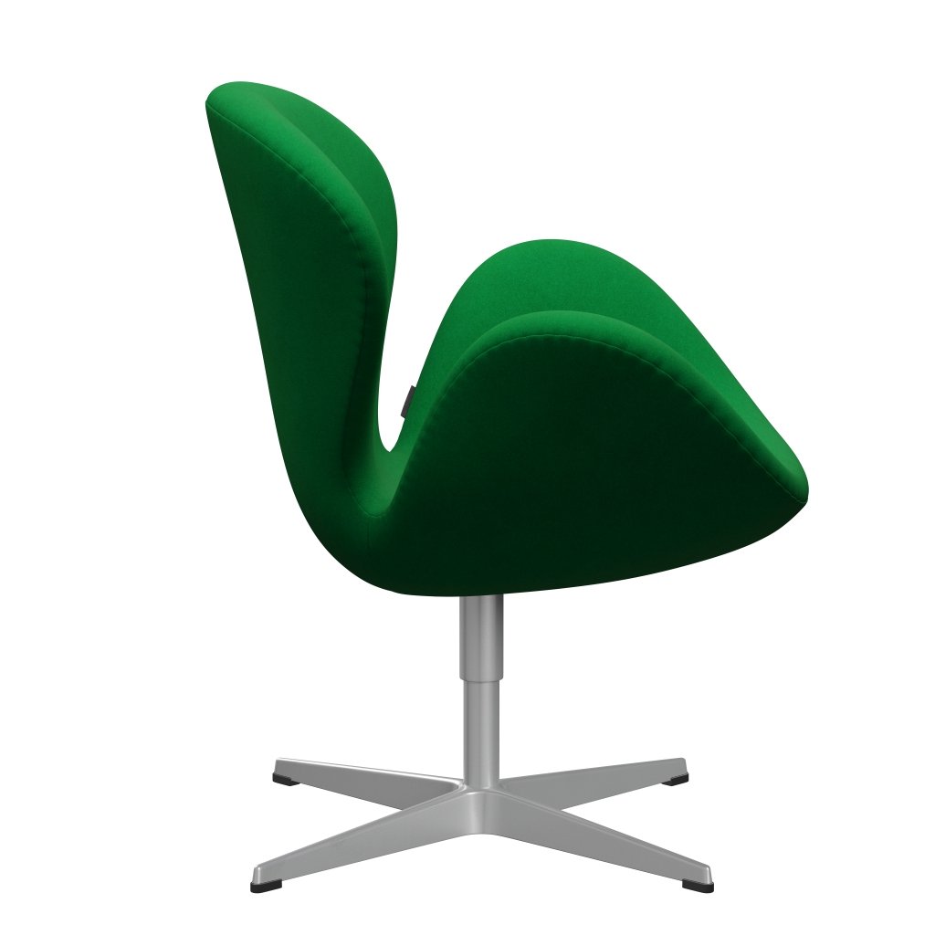 [product_category]-Fritz Hansen Swan Lounge Chair, Silver Grey/Divina Grass Green-Fritz Hansen-3320-DIV922-SGBASE-FRI-3