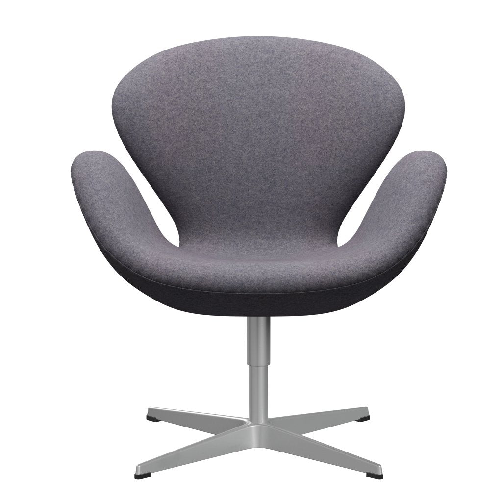 [product_category]-Fritz Hansen Swan Lounge Chair, Silver Grey/Divina Md Delicate Blue Grey-Fritz Hansen-3320-DMD733-SGBASE-FRI-1