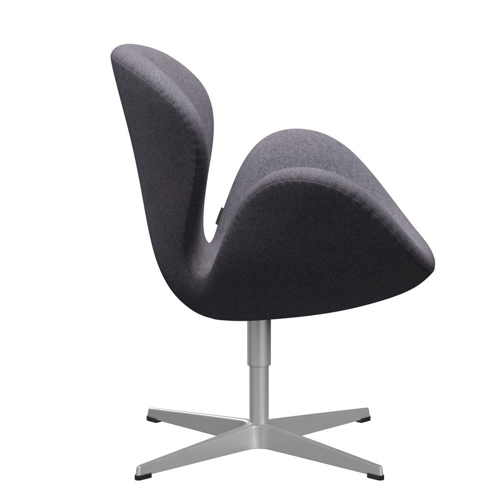 [product_category]-Fritz Hansen Swan Lounge Chair, Silver Grey/Divina Md Delicate Blue Grey-Fritz Hansen-3320-DMD733-SGBASE-FRI-3
