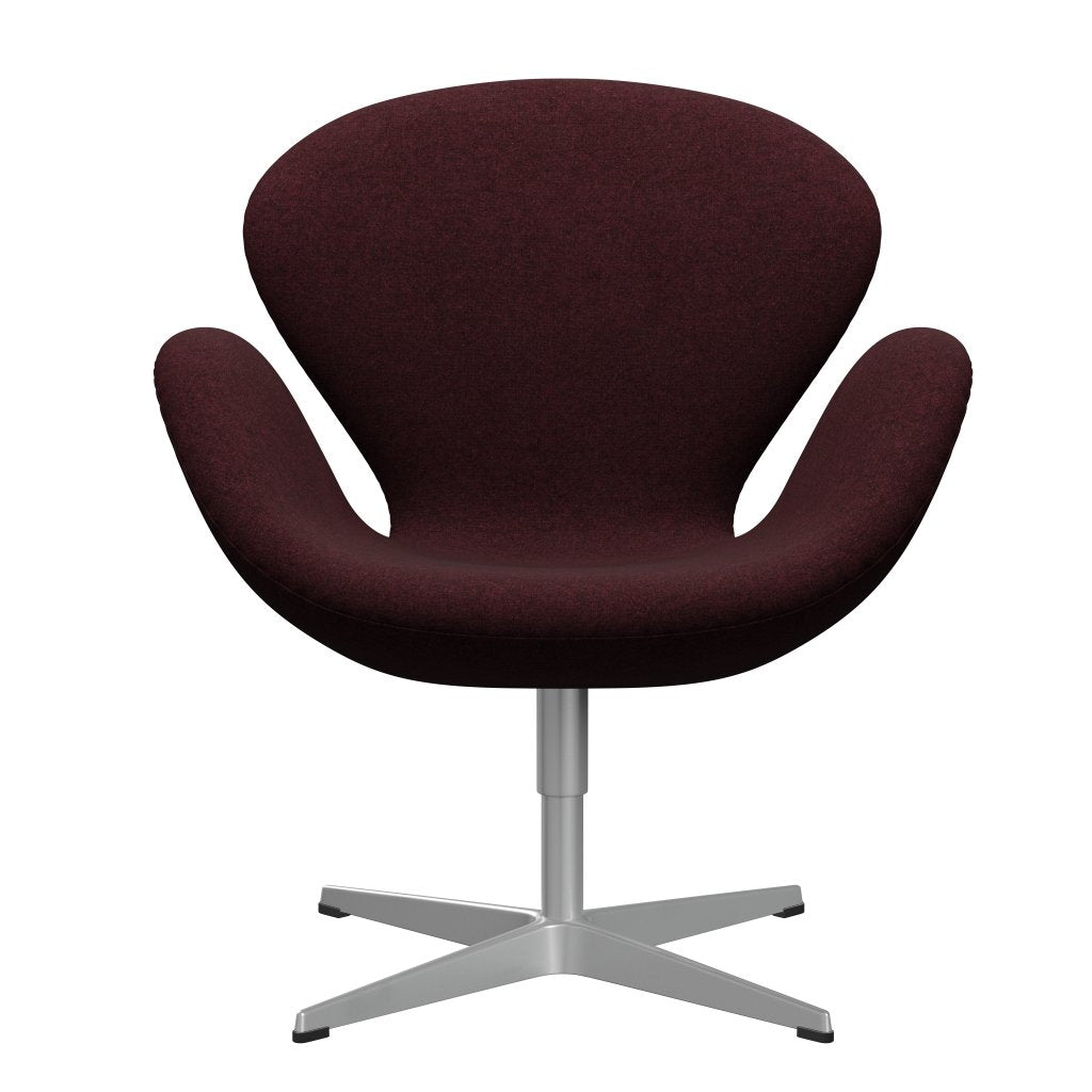 [product_category]-Fritz Hansen Swan Lounge Chair, Silver Grey/Divina Melange Pink Dark-Fritz Hansen-3320-DIM581-SGBASE-FRI-1