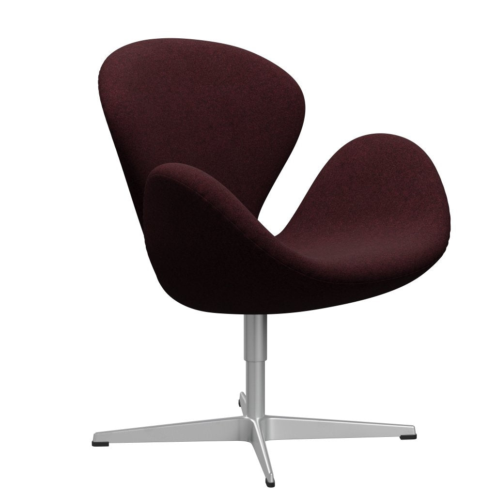 [product_category]-Fritz Hansen Swan Lounge Chair, Silver Grey/Divina Melange Pink Dark-Fritz Hansen-3320-DIM581-SGBASE-FRI-2