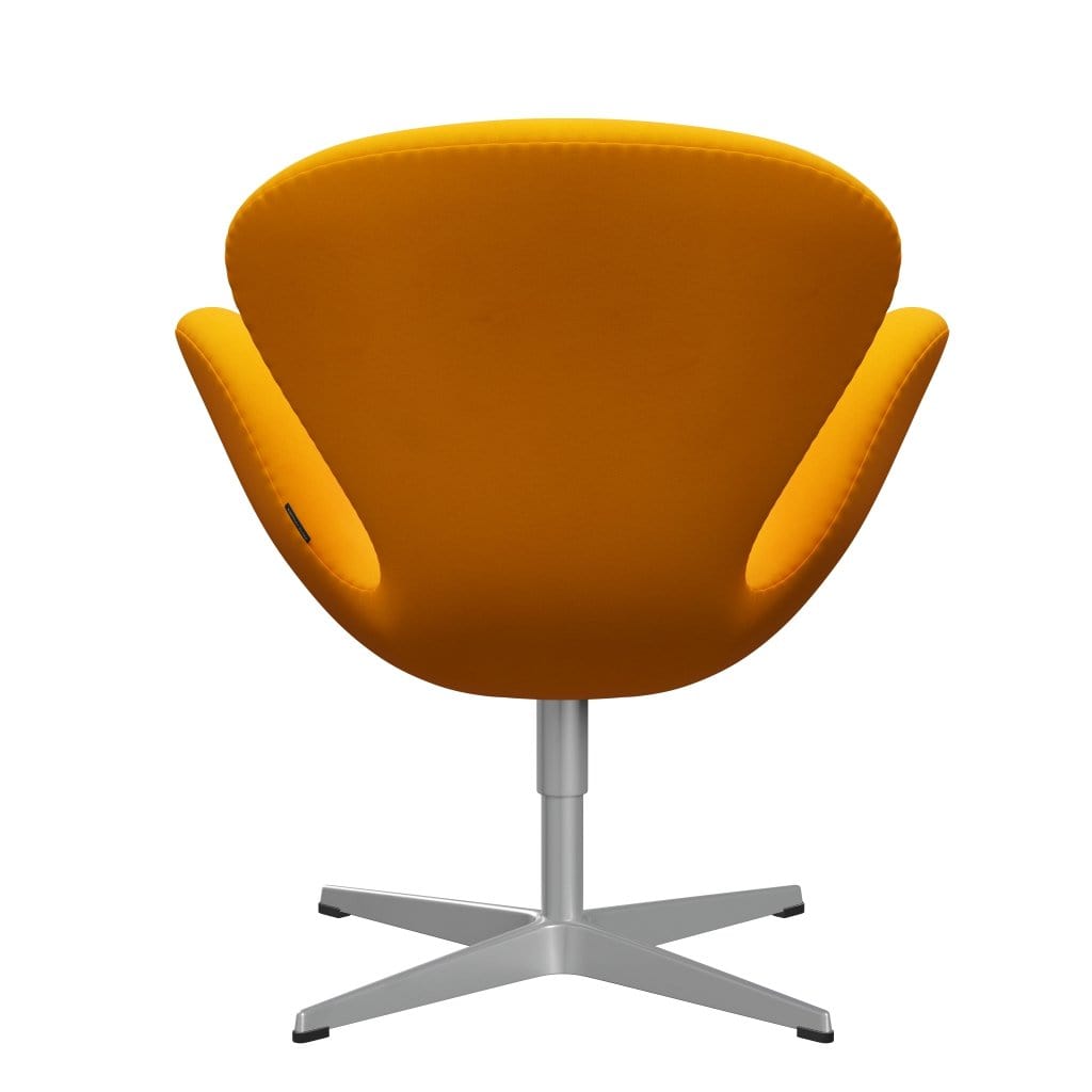 [product_category]-Fritz Hansen Swan Lounge Chair, Silver Grey/Divina Orange (426)-Fritz Hansen-3320-DIV426-SGBASE-FRI-4