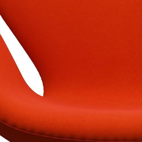[product_category]-Fritz Hansen Swan Lounge Chair, Silver Grey/Divina Orange/Red-Fritz Hansen-3320-DIV542-SGBASE-FRI-6