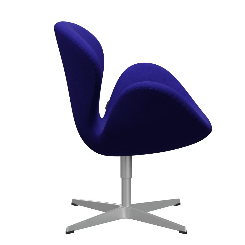 [product_category]-Fritz Hansen Swan Lounge Chair, Silver Grey/Divina Petrol Blue-Fritz Hansen-3320-DIV686-SGBASE-FRI-3