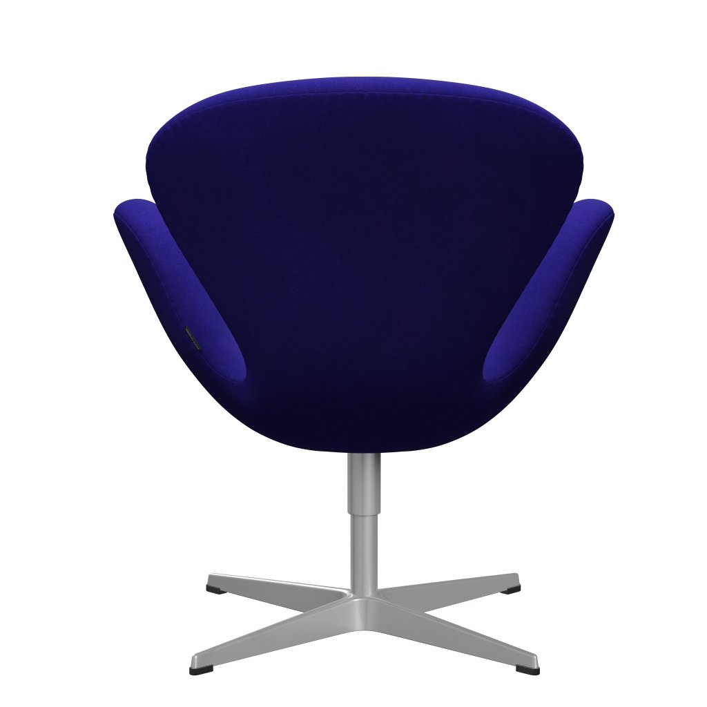 [product_category]-Fritz Hansen Swan Lounge Chair, Silver Grey/Divina Petrol Blue-Fritz Hansen-3320-DIV686-SGBASE-FRI-4