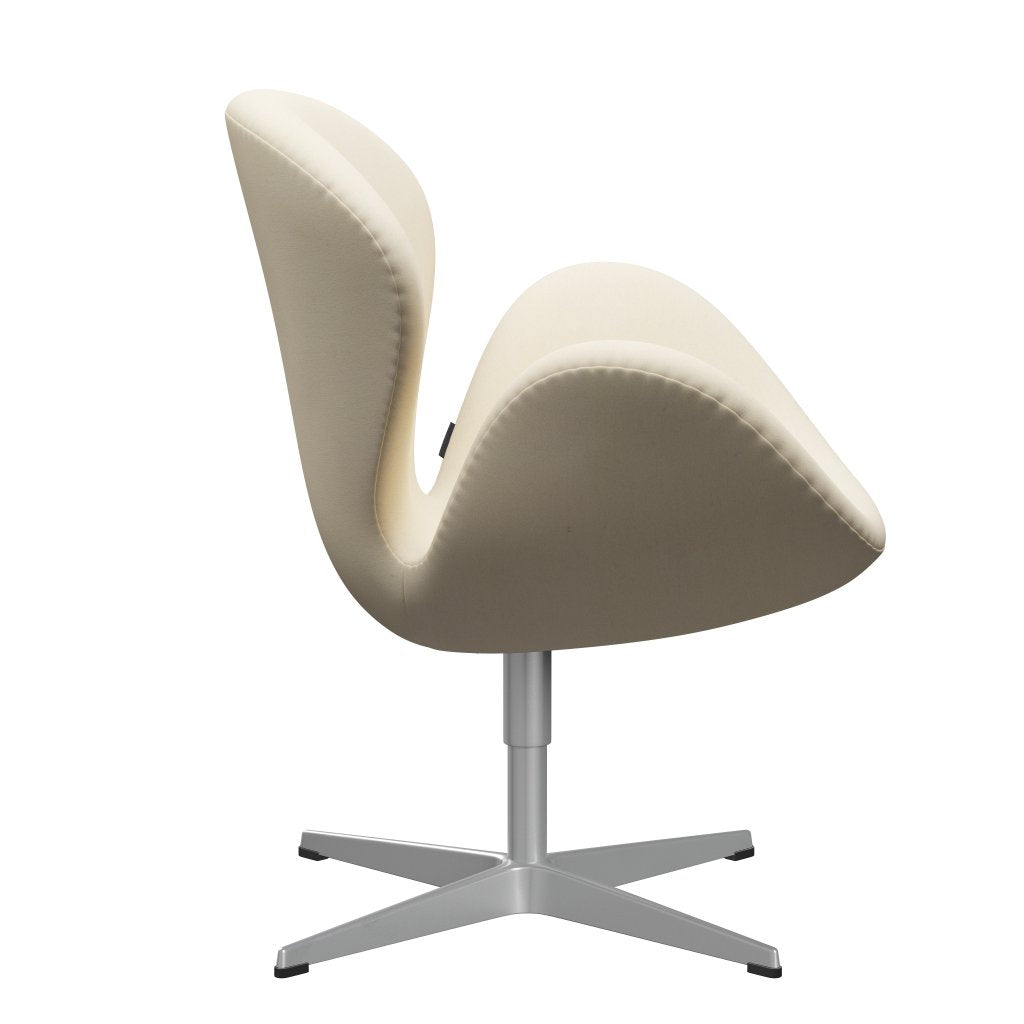 [product_category]-Fritz Hansen Swan Lounge Chair, Silver Grey/Divina White-Fritz Hansen-3320-DIV106-SGBASE-FRI-3